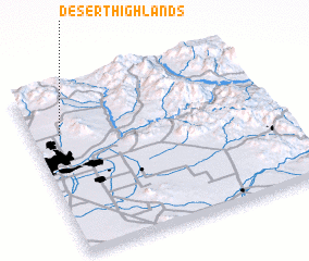 3d view of Desert Highlands
