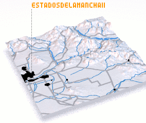3d view of Estados de La Mancha II