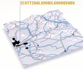 3d view of Scottsdale Mobile Home Park