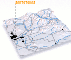 3d view of Santo Tomas