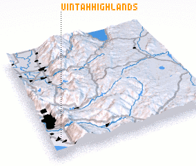3d view of Uintah Highlands