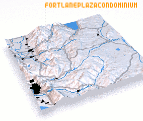 3d view of Fort Lane Plaza Condominium