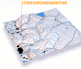 3d view of Stones Orchard Addition