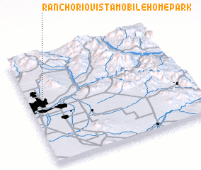 3d view of Rancho Rio Vista Mobile Home Park