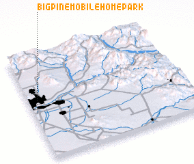 3d view of Big Pine Mobile Home Park