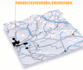 3d view of Paradise View Mobile Home Park