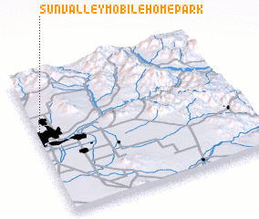 3d view of Sun Valley Mobile Home Park