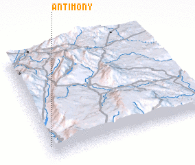 3d view of Antimony