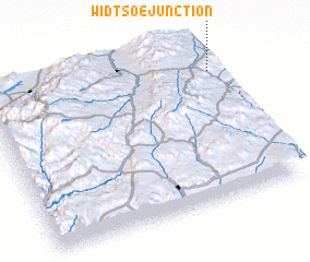 3d view of Widtsoe Junction