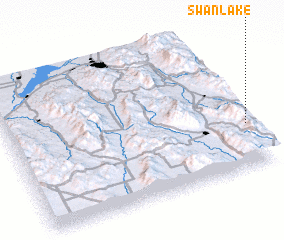 3d view of Swanlake