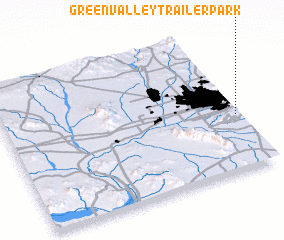 3d view of Green Valley Trailer Park