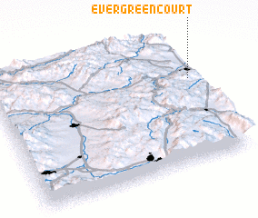 3d view of Evergreen Court