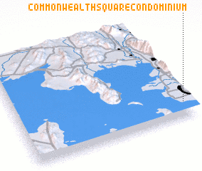 3d view of Commonwealth Square Condominium