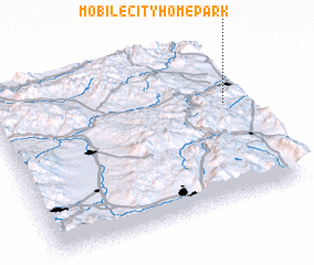 3d view of Mobile City Home Park