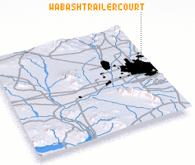 3d view of Wabash Trailer Court