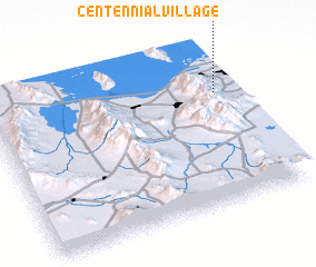 3d view of Centennial Village