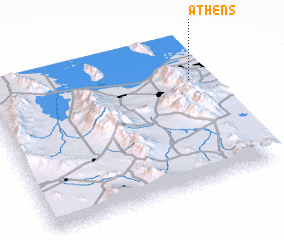 3d view of Athens