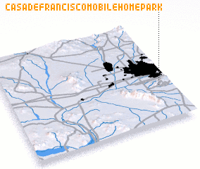 3d view of Casa de Francisco Mobile Home Park