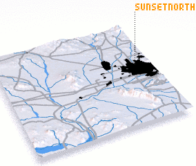 3d view of Sunset North