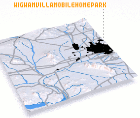 3d view of Wigwam Villa Mobile Home Park