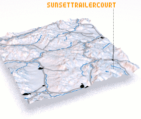 3d view of Sunset Trailer Court