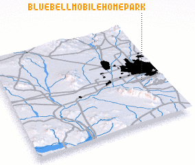 3d view of Blue Bell Mobile Home Park