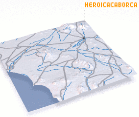 3d view of Heroica Caborca