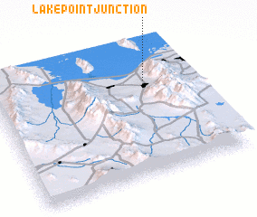 3d view of Lake Point Junction