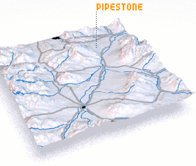 3d view of Pipestone