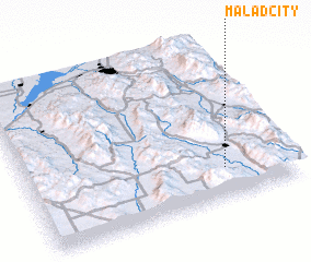 3d view of Malad City