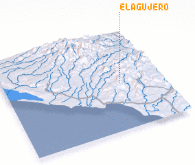 3d view of El Agujero