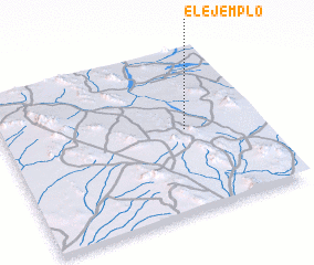 3d view of El Ejemplo