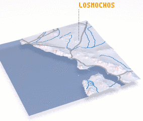 3d view of Los Mochos