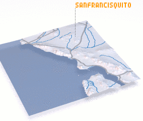 3d view of San Francisquito