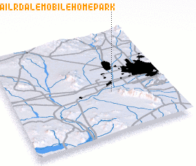 3d view of Trail-R-Dale Mobile Home Park