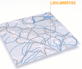 3d view of Los Lamentos