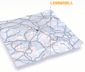 3d view of Lehman Mill