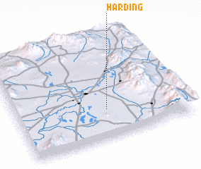 3d view of Harding