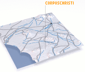 3d view of Corpus Christi