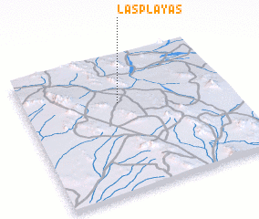 3d view of Las Playas