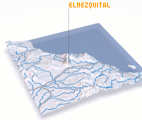 3d view of El Mezquital