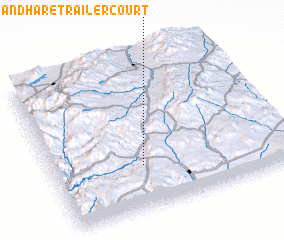 3d view of Tortoise and Hare Trailer Court