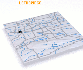 3d view of Lethbridge