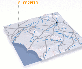 3d view of El Cerrito