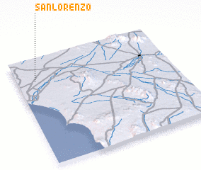 3d view of San Lorenzo