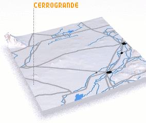 3d view of Cerro Grande