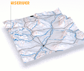 3d view of Wise River