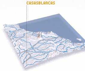 3d view of Casas Blancas