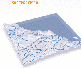 3d view of San Francisco