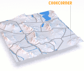 3d view of Cook Corner